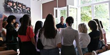 Посета ученика Хемијско технолошке школе из Крушевца Криминалистичко-полицијском универзитету